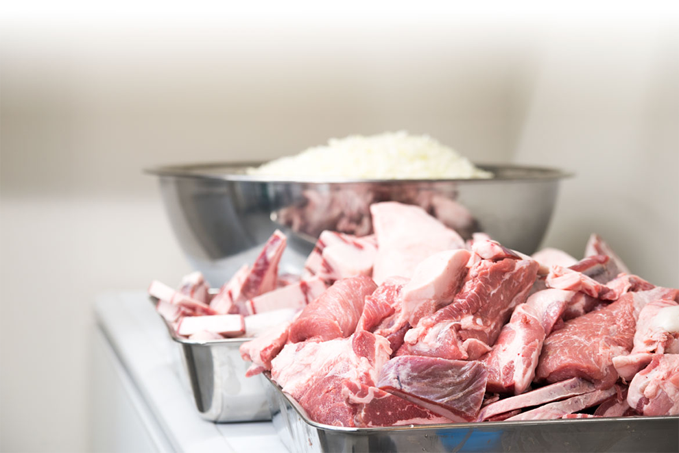 お肉と野菜の写真