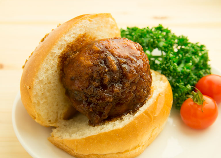 メンチカツバーガー